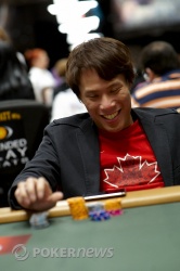 Terrence Chan looks to collect his first WSOP bracelet today.