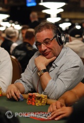Um dos chip leaders Randy Dorfman