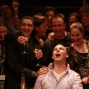 De winnaar met zijn fans!