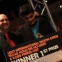 De winnaar Marcel Bjerkmann