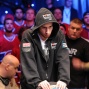 Jonathan Duhamel takes an overwhelming chip into heads-up on Monday
