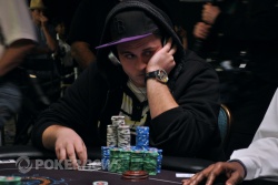 Chip leader Chris Oliver