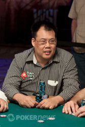 Bill Chen is 5th in chips.