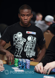 Martins Adeniya's stack has been up and down all day.