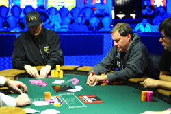 Phil Hellmuth and Ted Forrest