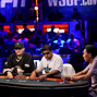 Phil Hellmuth, Owais Ahmed and Minh Ly