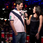 Kara Scott est la première à interviewer Reza Kashani, bubble boy du Main Event WSOP 2011.
