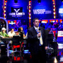 WSOP Tournament Director Jack Effel gets Day 5 started with "Shuffle Up and Deal."