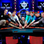 November nine surrounds WSOP Tournament Director Jack Effel