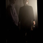 Ben Lamb and Phil Hellmuth discussing poker back stage prior to the start of the final table
