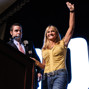 Jack Effel introduces 2011 Ladies No-Limit Hold'em champion Marsha Wolak