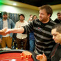 David Allan shaking hands with the runner-up, Ken Demlakian
