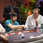 Jason Mercier departing from the final table