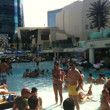 Daarna stukje zwemmen bij de Boulevard Pool bij Cosmopolitan