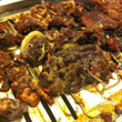 Daarna Koreaanse BBQ eten met Jasper, Ruben, Rens en Robbie. Ziet er niet al te smakelijk uit, was het wel. Links kattenvlees, rechts hondenvlees.