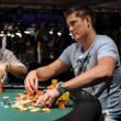 Taylor Paur scooping the chips….  1 Million of them