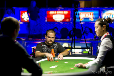 Matt Stout, heads-up in a six-max event earlier this year.