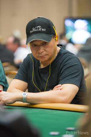 Johnny Chan is One of the Sharks Circling Here at the Seniors Chamionship