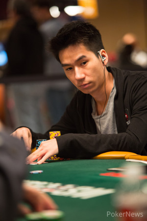 Randy Lew is Using His Big Stack Effectively Here on Day 1