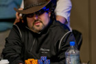 David Bach has been chipleader after each of the first two days.