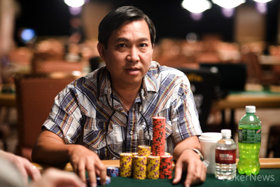 Danny Le Has Held the Chip Lead After Both Days of Play Here at Event #48 ($2,500 Limit Hold'em Six-Handed)