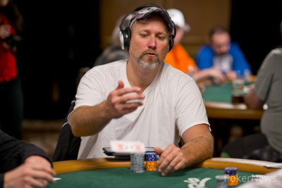 Chris Tryba (Seen Here in an Earlier WSOP Event) Just Doesn't Like Sandwiches