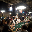 WSOP 2013 Event 55 Day 1, The $50,000 Poker Players Championship, Atmosphere, Todd Brunson and Doyle Brunson 
in Background