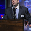 Jack Effel addressing the players in the Main Event