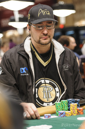 Phil Hellmuth is slowly chipping up.