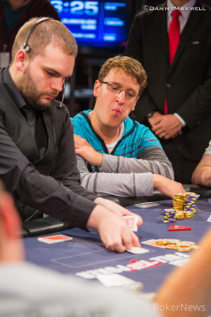 Max Silver's exit hand from the unofficial final table