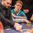 Max Silver on his exit hand from the unofficial final table