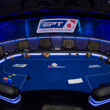 Empty feature table before the final 9 players retook their seats