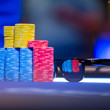 Refelection of the chips from the High Roller