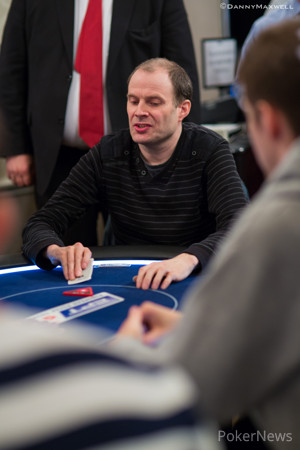 Steven Lewzey bubbles the EPT London Main Event