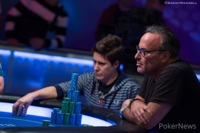 Dan Shak and Vanessa Selbst neck and neck