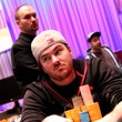 Ryan Austin on Day 2 of Event #8 at the 2014 Borgata Winter Poker Open