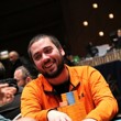 Justin Liberto on Day 2 of the Event #8 at the 2014 Borgata Winter Poker Open