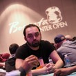 Tony Sinishtaj on Day 2 of the Borgata Winter Poker Open Six-Max Event