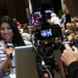 Ivy Teves and the WPT Crew on Day 2 of the 2014 Borgata Winter Poker Open Main Event