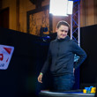 Oleksii Khoroshenin all smiles as he looks at the board & knows he won