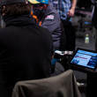 Fabrice Soulier reads through the PokerNews updates