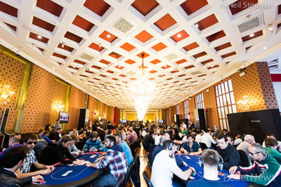 The tournament room in Casino Sanremo. Photo courtesy of the PokerStars Blog.