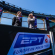 EPT Tournament Director Thomas Lamatsch & Cédric Billot - announce the start of play