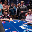 Agshin Rasulov (sunglasses) bubbles the 2014 PokerStars and Monte-Carlo® Casino EPT Grand Final