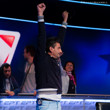 Antonio Buonanno throws his arms up in the air after winning the 2014 PokerStars and Monte-Carlo® Casino EPT Grand Final