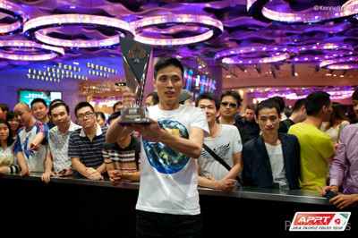 2014 APPT Macau Champion, Jiajun Liu.