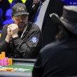 Phil Hellmuth about to eliminate David Bach