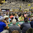 Seniors playing in Event 17 pack the Pavilion Room