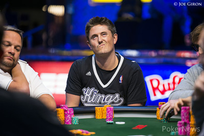 Taylor Paur at the $3,000 buy-in shootout final table