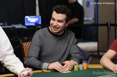 Chris Moorman has plenty to smile about early.